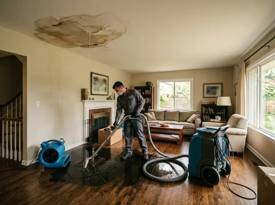 attic-pipe-burst-ceiling-drip-008 — frequently asked questions, Water Damage Restoration & Carpet Care in Roman Forest, TX